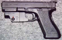 Full-auto Glock 18 with laser mount